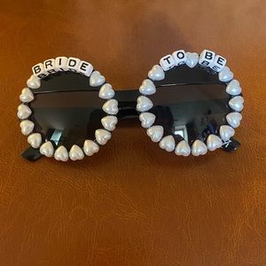 Brand New: Rad + Refined Embellished Bride to Be Sunglasses